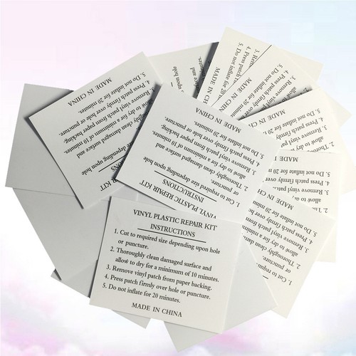 Pvc repair patches 10pcs - pvc, white