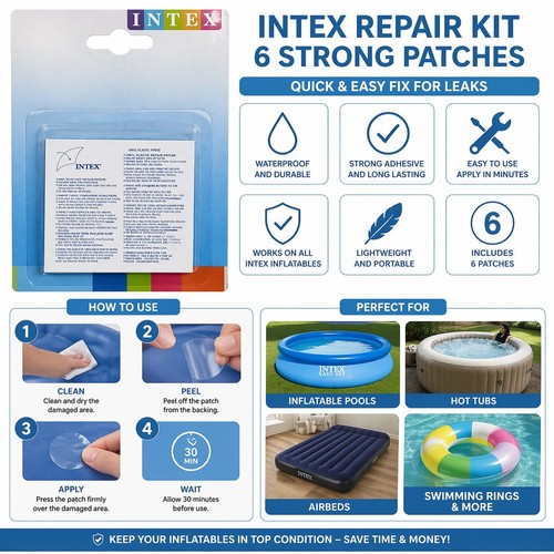 Intex inflatable repair kit - inflatable, 6