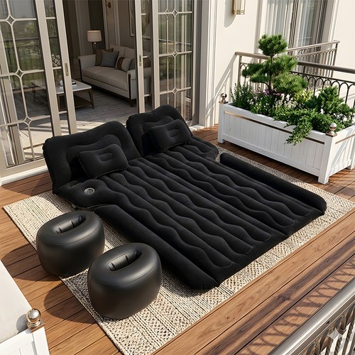 Double airbed flocked - double,