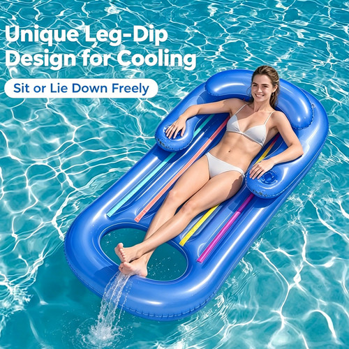 142x76cm inflatable lounger - 142x76cm,