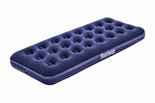 Bestway single flocked airbed - bestway,